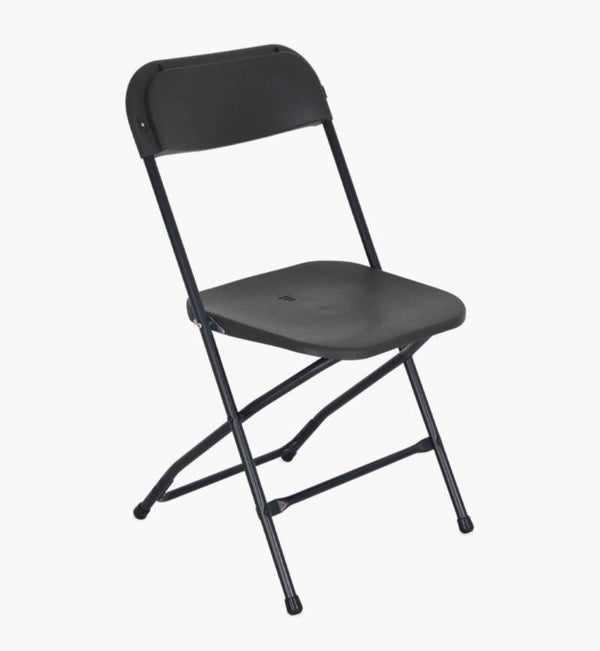 zwarte klapstoelen