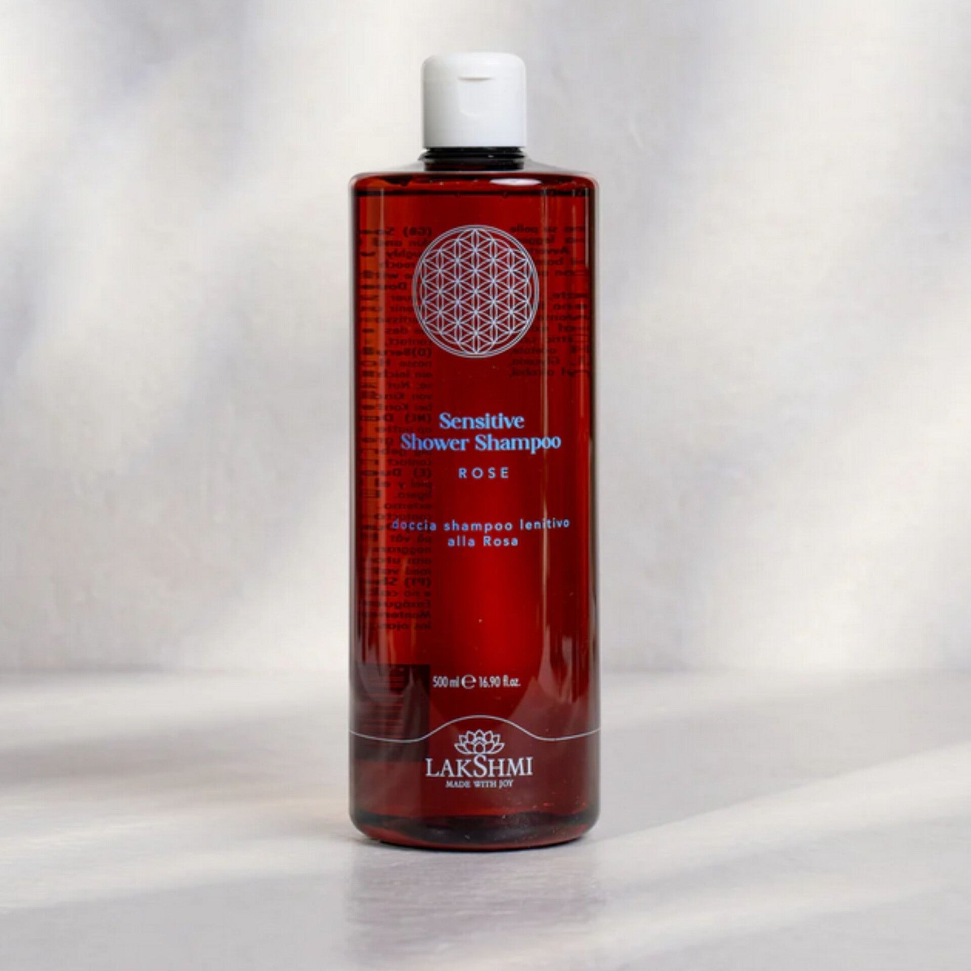 Verzachtende Douche Shampoo Pitta met Roos