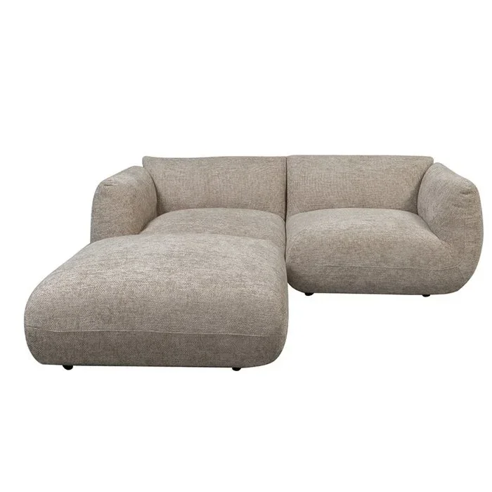 Bank Amsterdam 2,5 Zits + Ottoman Latte