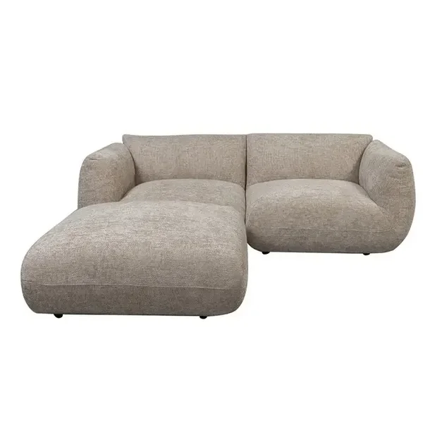 Bank Amsterdam 2,5 Zits + Ottoman Latte