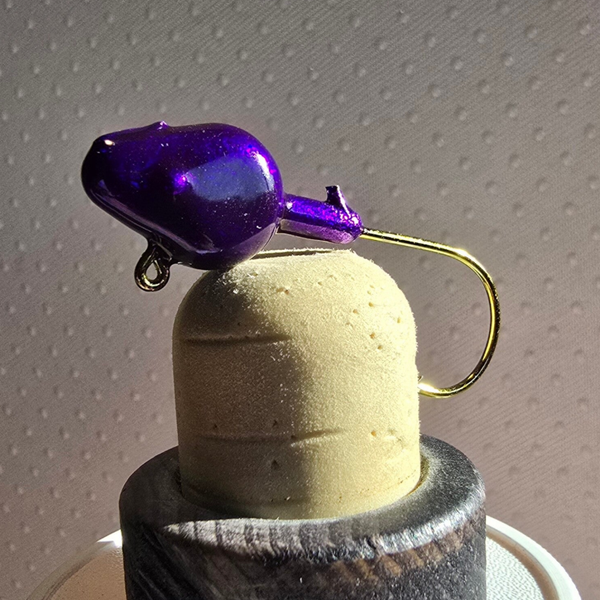 Minnow Head Jig Candy Purple