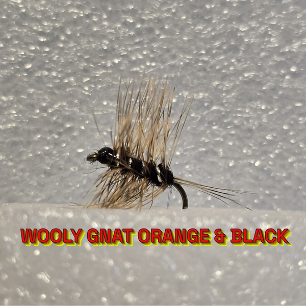 Wooly Gnat (Orange/Black)