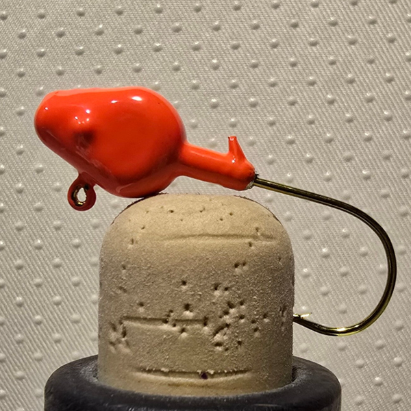 Minnow Head Jig Blaze Orange