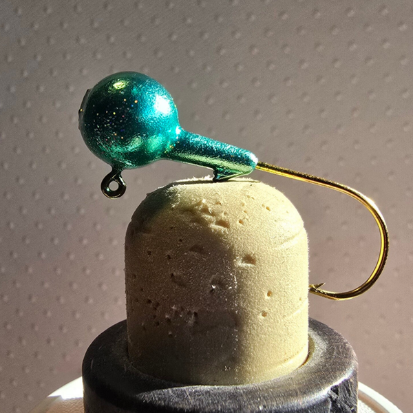 Round Head Jig Flash Green