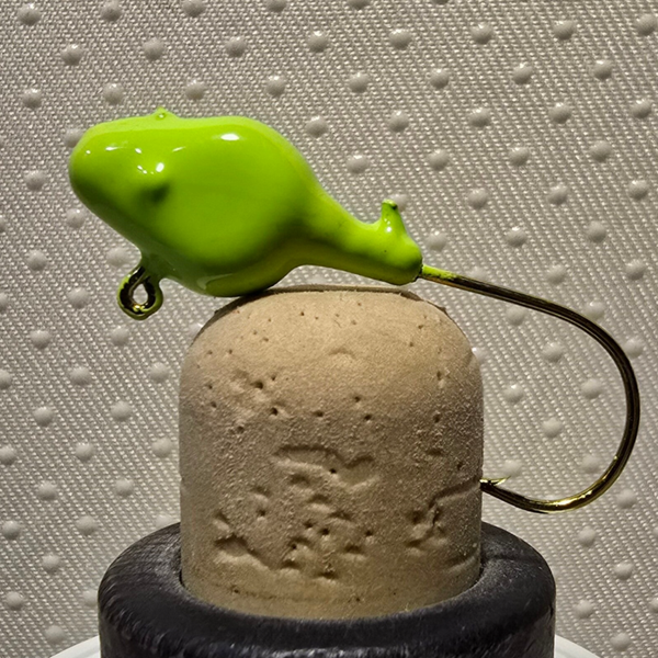 Minnow Head Jig Chartreuse Green
