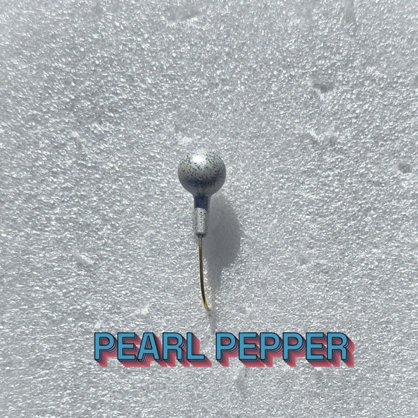 Round Head Jig Pearl Pepper