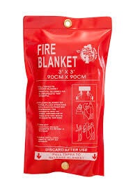 Fire blanket at Trithea Villa