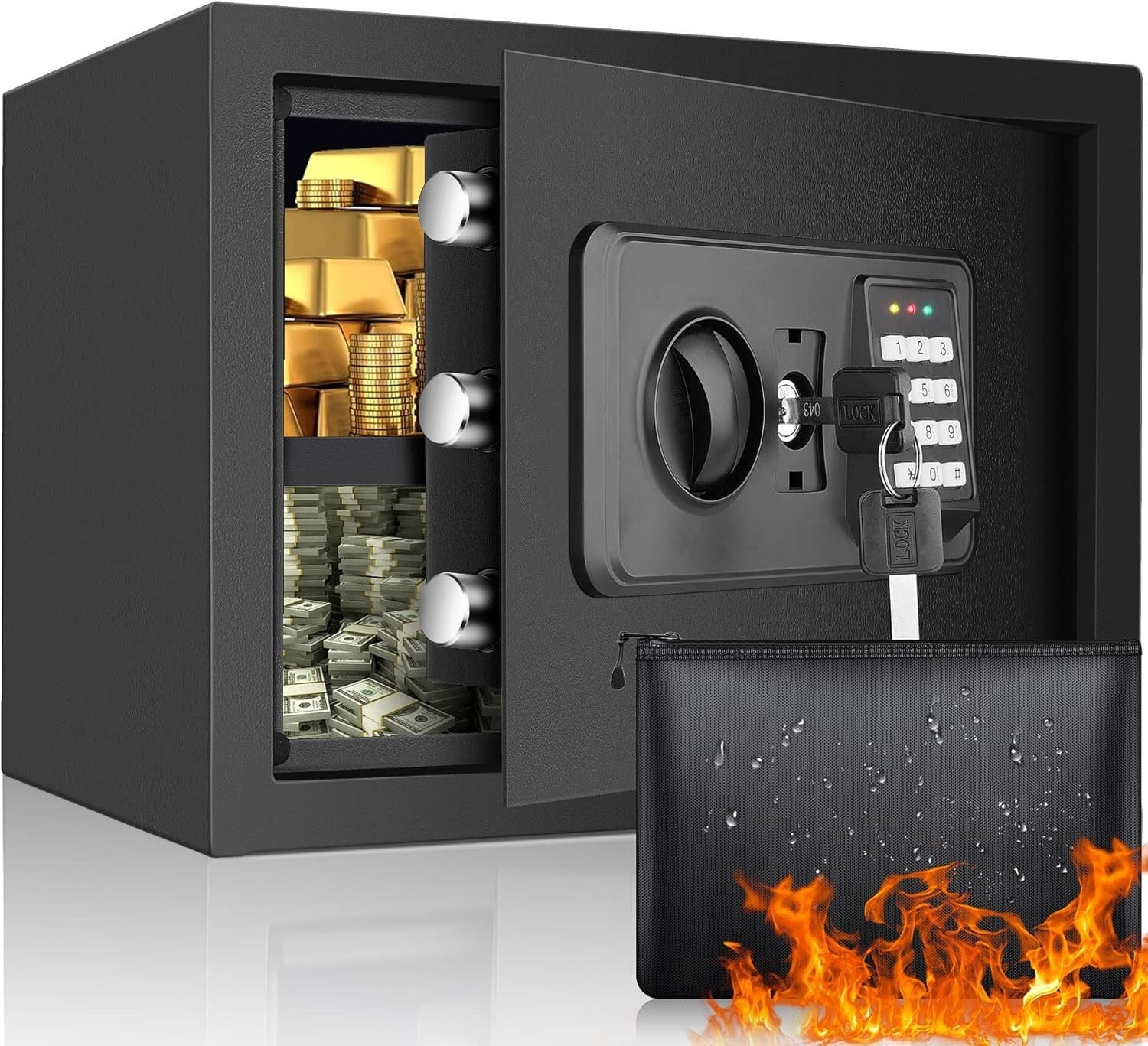 Safe deposit box at Trithea Villa