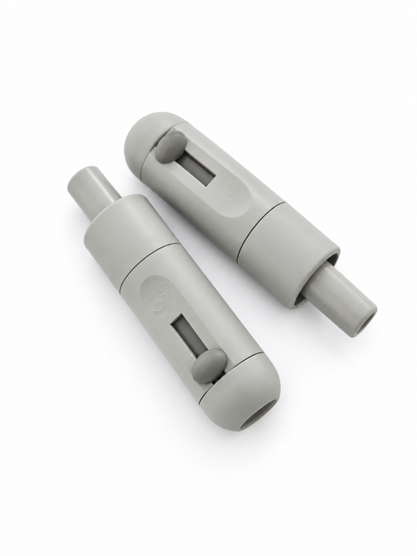 lot de 2 petit embout aspiration Cattani 11mm Gris