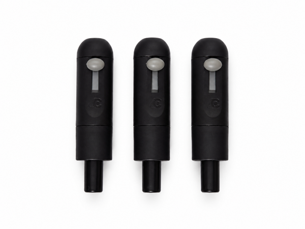 lot de 3 petits embouts d’aspiration Cattani Noir 11 mm