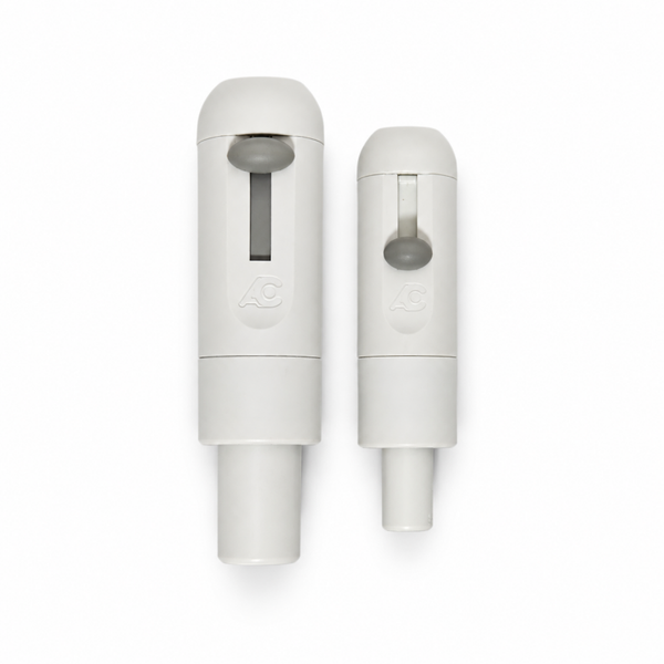 lot de 2 embouts d’aspiration Cattani Blanc 11 et 17.5mm