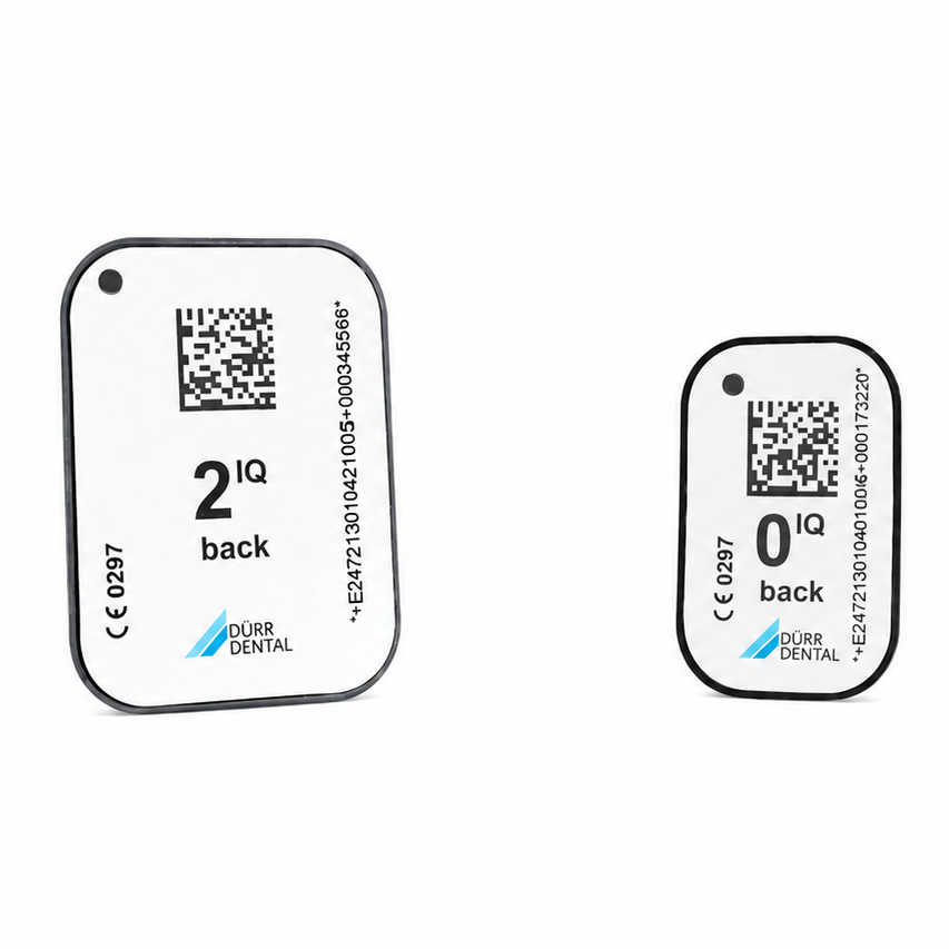 lot de 2 boites Plaque Vistascan IQ DURR DENTAL taille 2 et 0