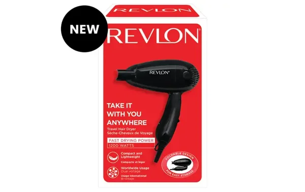 REVLON - REISFÖHN 1200 W ZWART
