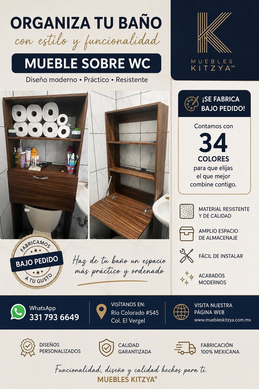 ORGANIZADOR DE BAÑO
