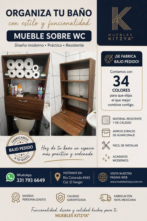 ORGANIZADOR DE BAÑO