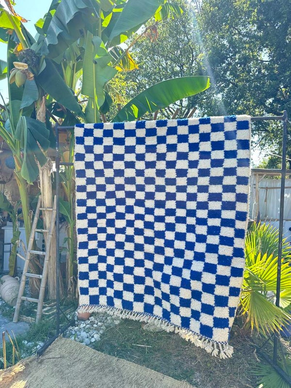 TAPIS DAMIER MAJORELLE
