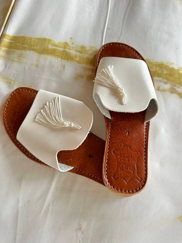 SANDALES BLANCHES