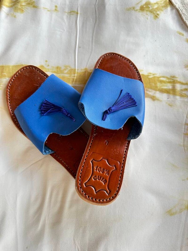 SANDALES BLEU MAJORELLE