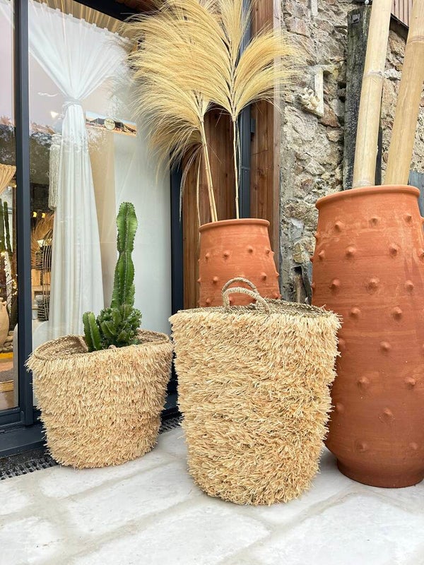 PANIER EN RAPHIA