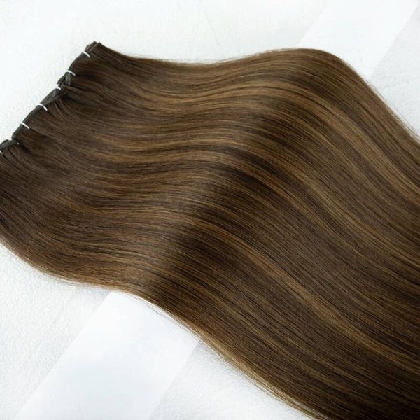 Mocha Elegance Hairextensions 50 cm – 100% Echt Mensenhaar | 100 Gram