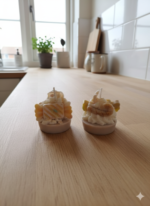 Bougie parfumée Orangette façon cupcake