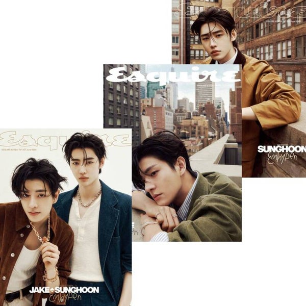 ENHYPEN ESQUIRE 2025.06 (Cover : ENHYPEN : JAKE & SUNGHOON / Content : ENHYPEN : JAKE & SUNGHOON 16p)