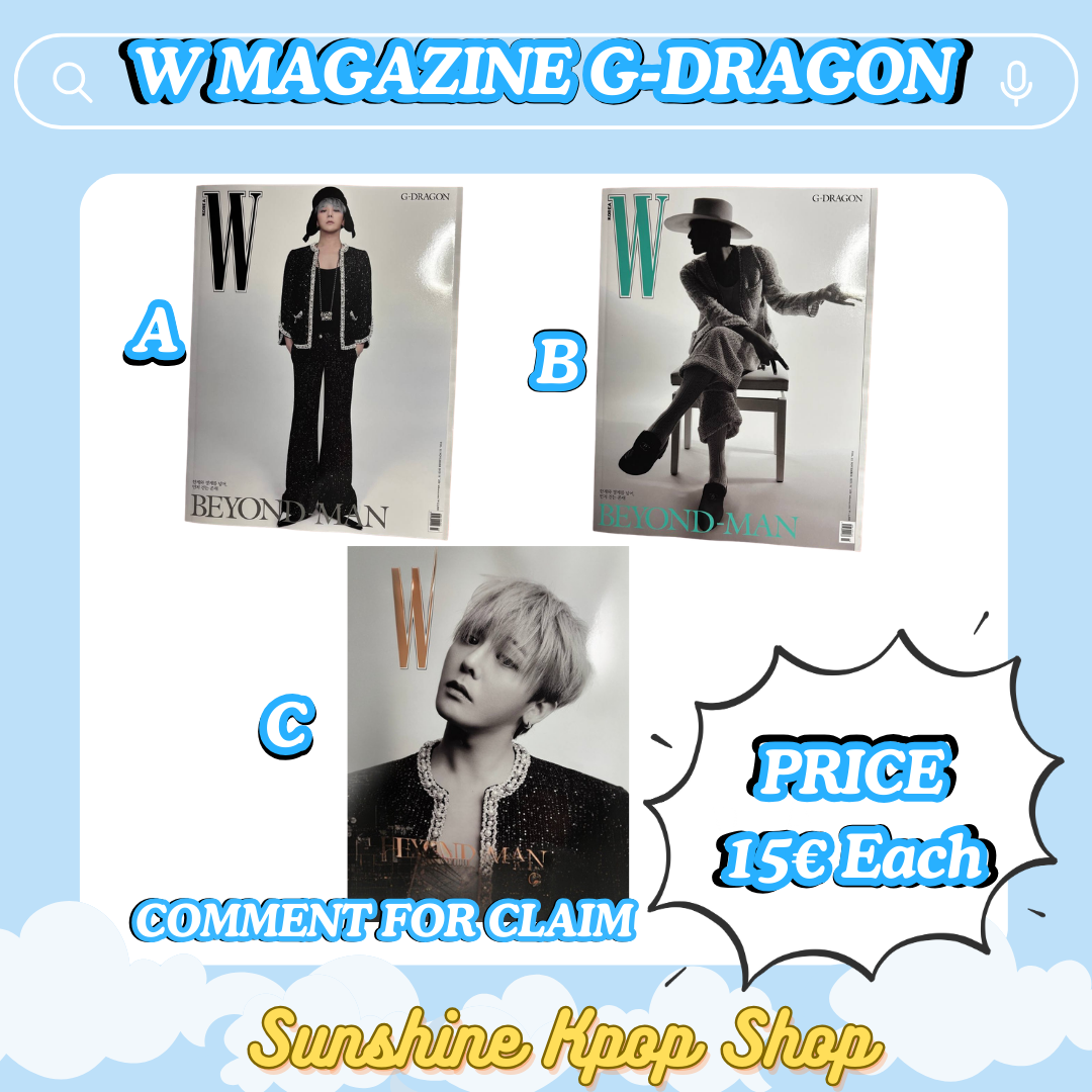 W MAGAZINE G-DRAGON