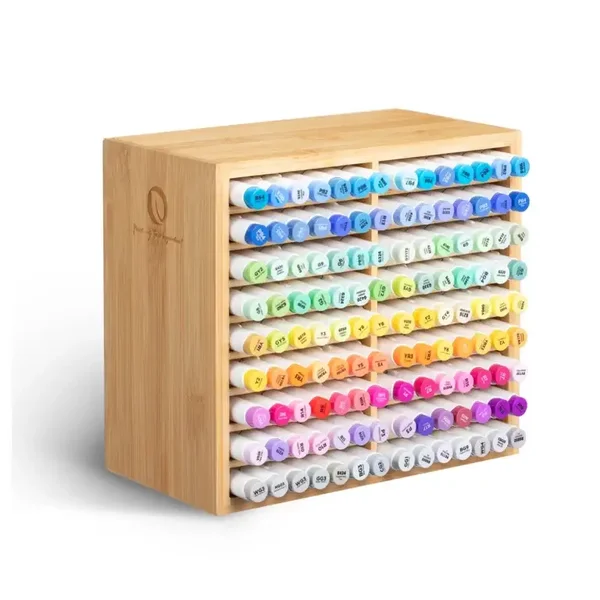 Ohuhu Bamboo organizer voor 126 markers