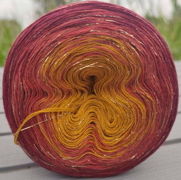 Bobbel Nr. 58 mit Gold/Lurex