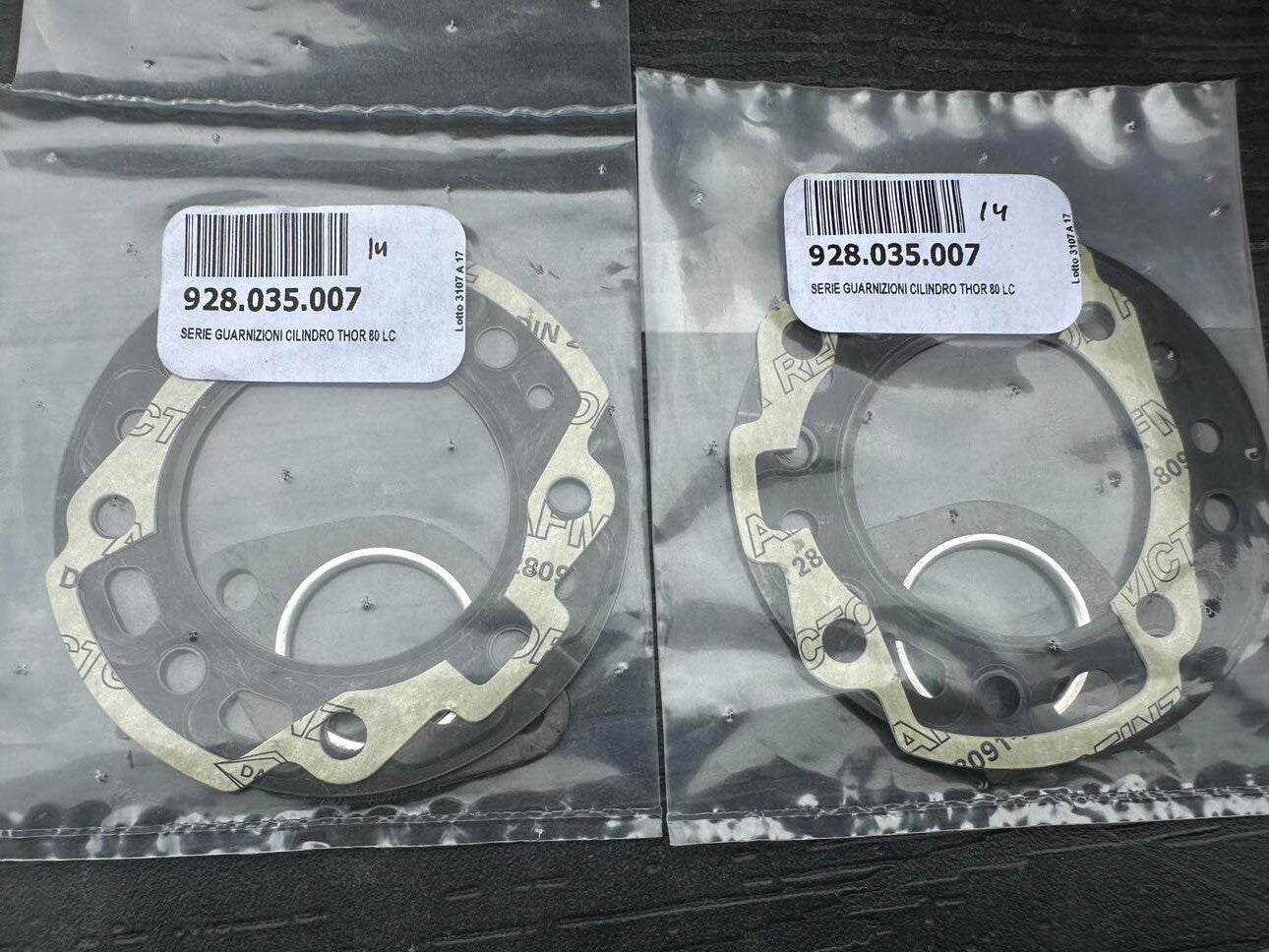 928.035.007 GASKET SET FORT CYLINDER THOR 80 LC