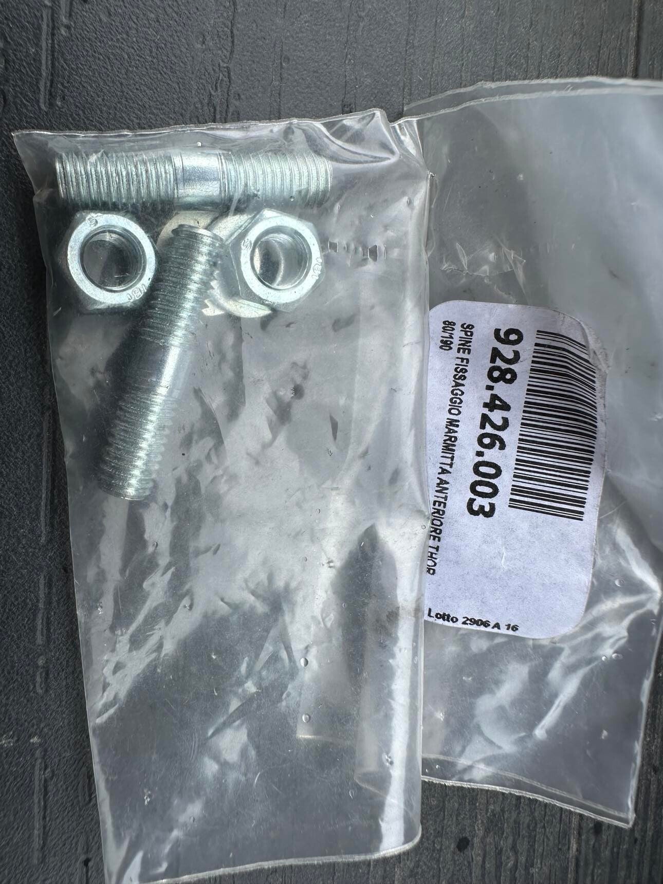 928.426.003 FIXING PINS FOR FRONT MUFFLER THOR 80/190/200/202/260/303