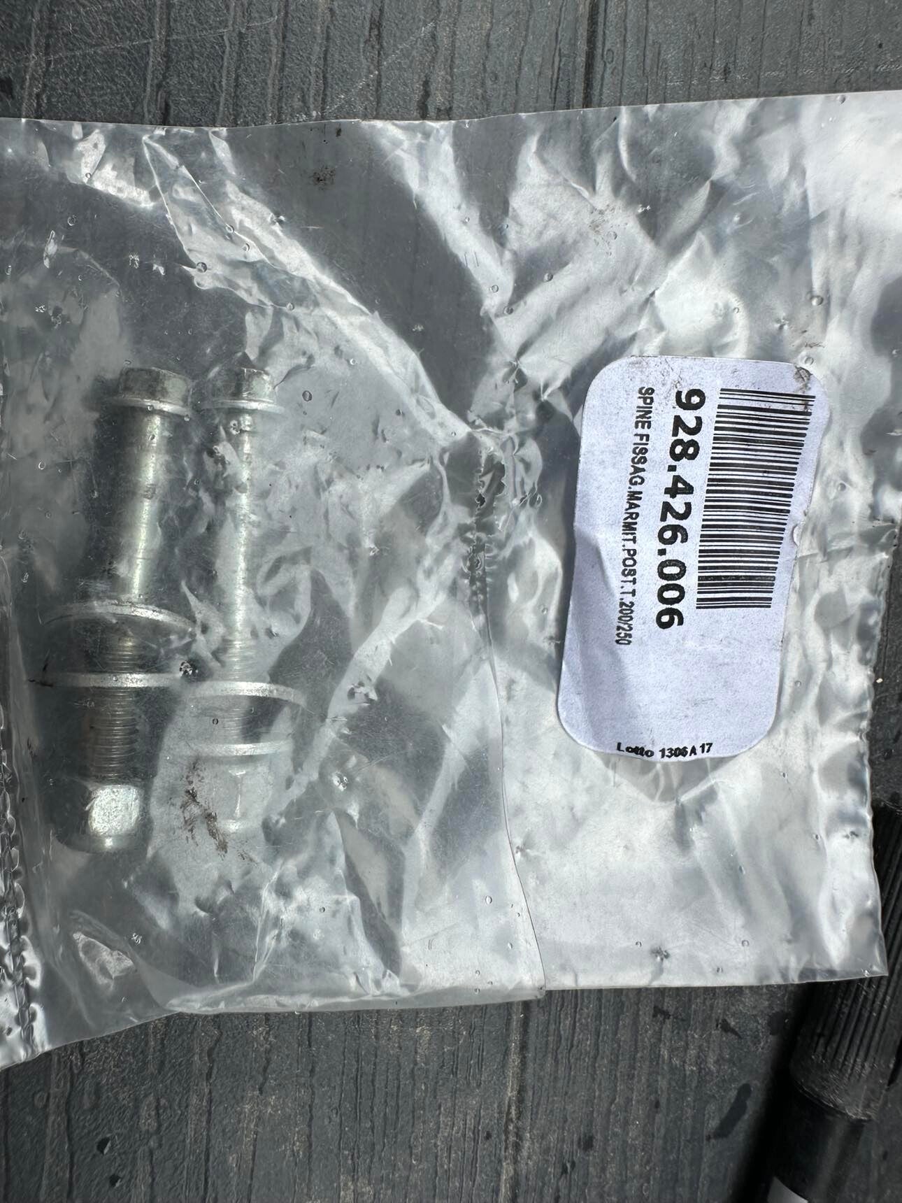 928.426.006 FIXING PINS FOR REAR MUFFLER THOR 200/202/250