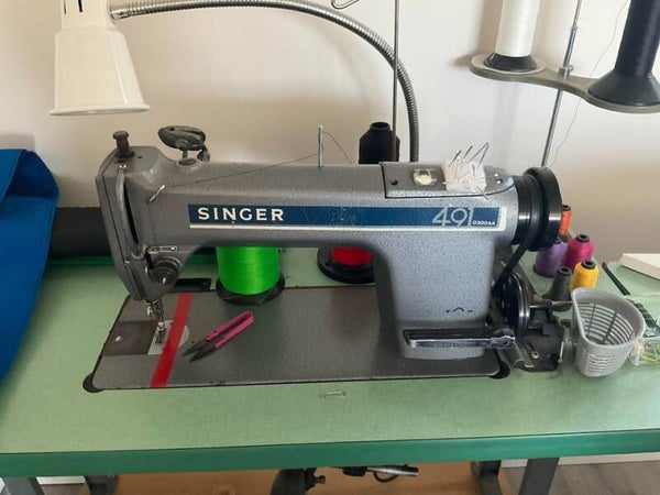 SINGER 491 point droit, machine à coudre
