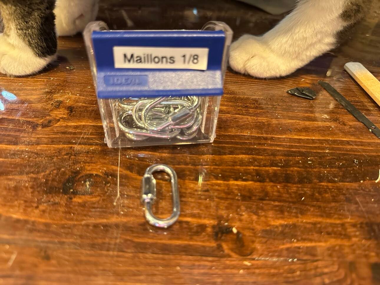 Maillon rapide oval 1/8 (3.5mm)