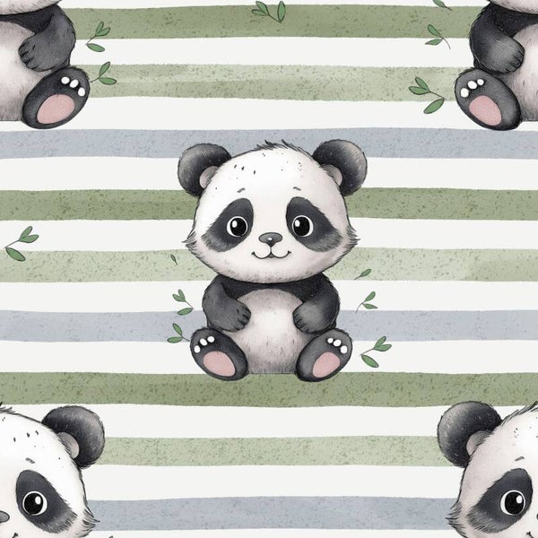 Pandabärchen gestreift