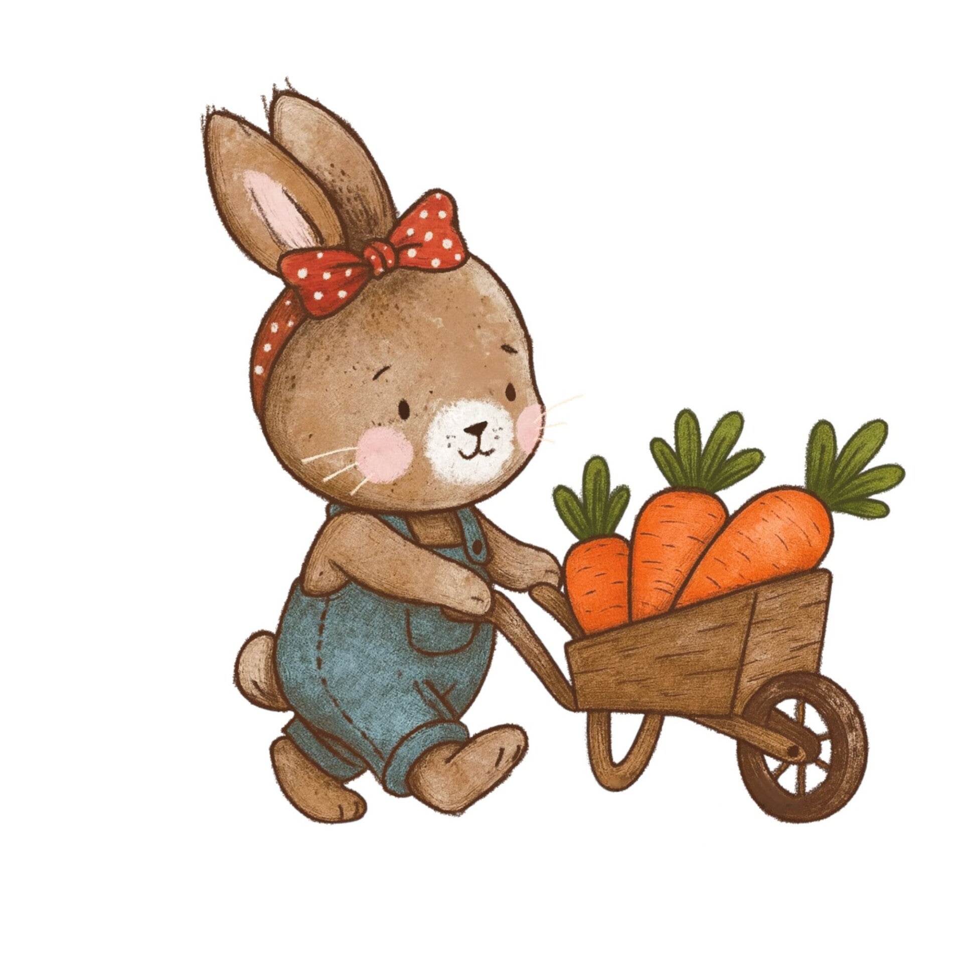 Bügelbild -Osterhasenbande 1