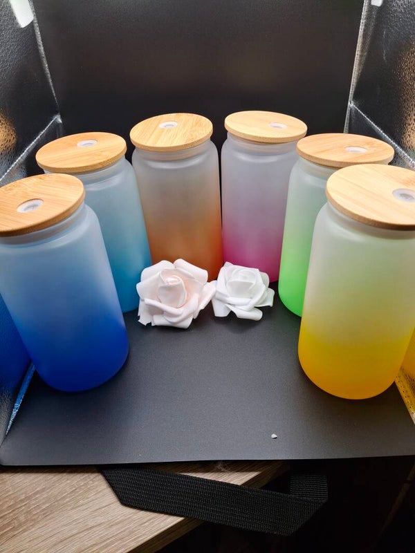 Bunte Milchgläser