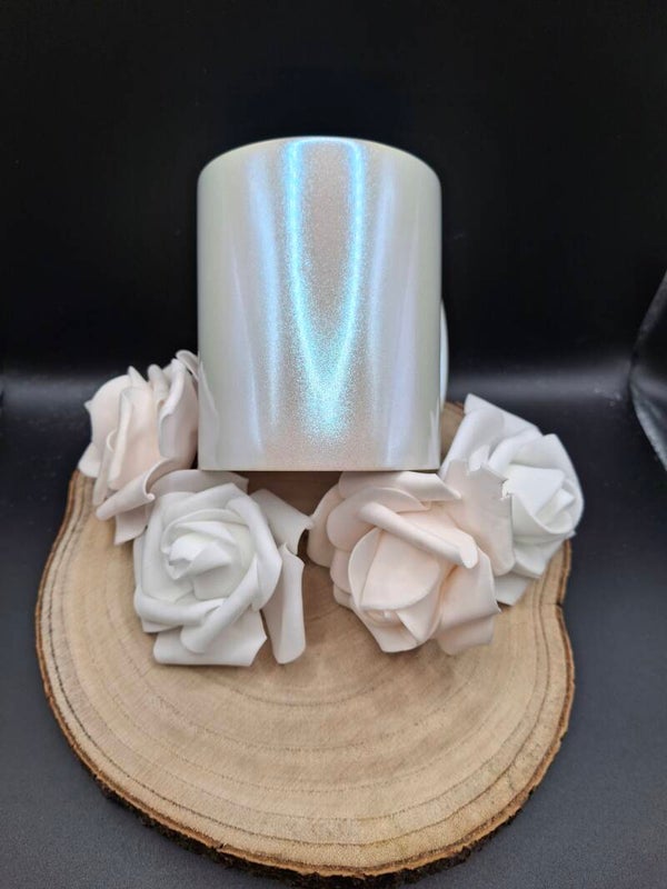 Perlmutttasse Rosa blau oder grün