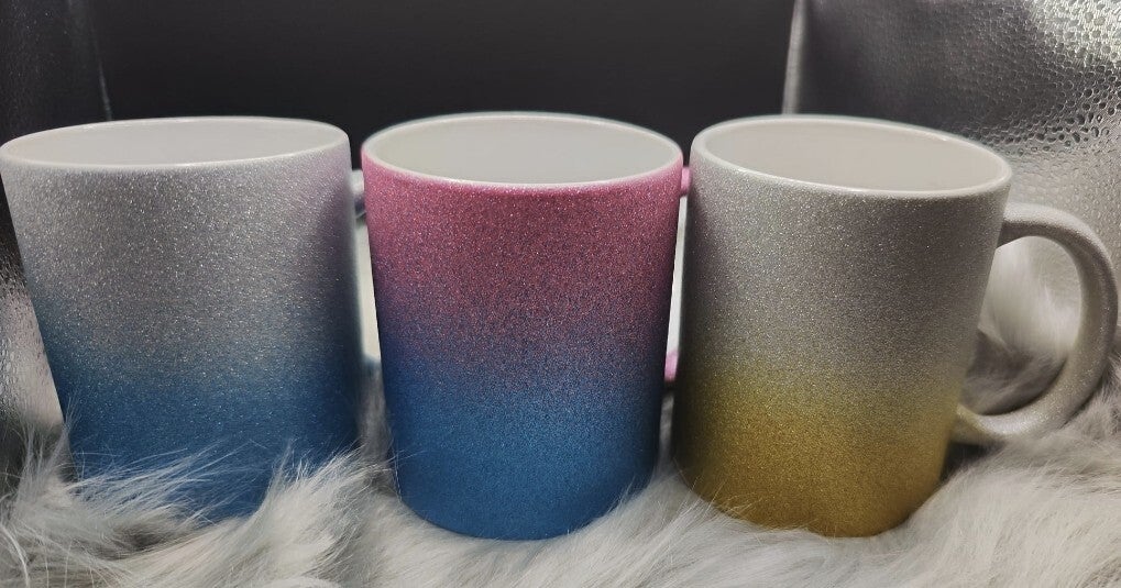 Glitzerfarbverlaufstasse