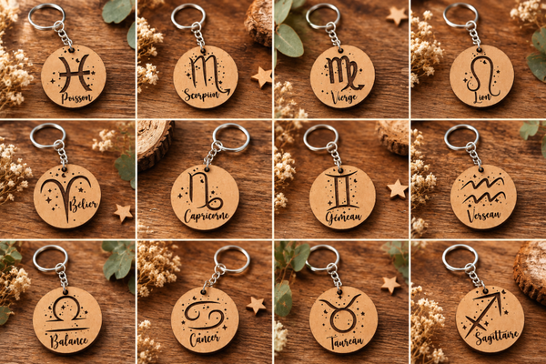 Porte-clés Signes du Zodiaque