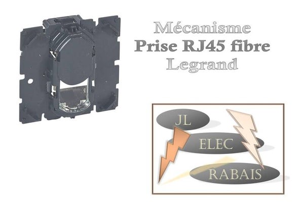 Mécanisme " prise RJ45 catégorie 6 STP fibre " Legrand Céliane