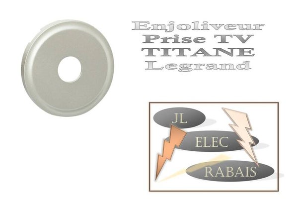 Enjoliveur " prise TV TITANE " Legrand Céliane