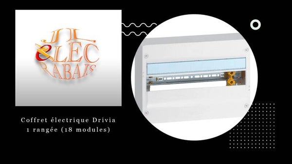 Coffret électrique Drivia 1 rangée (18 modules) Legrand