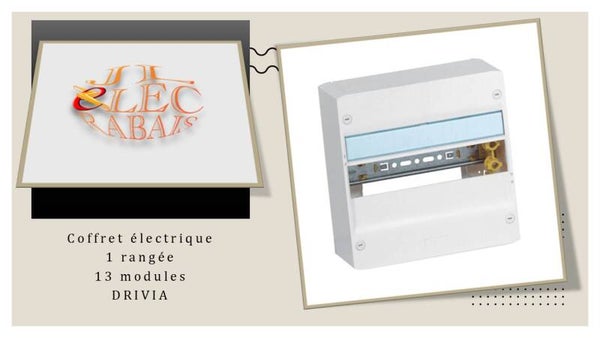 Coffret électrique Drivia 1 rangée (13 modules) Legrand
