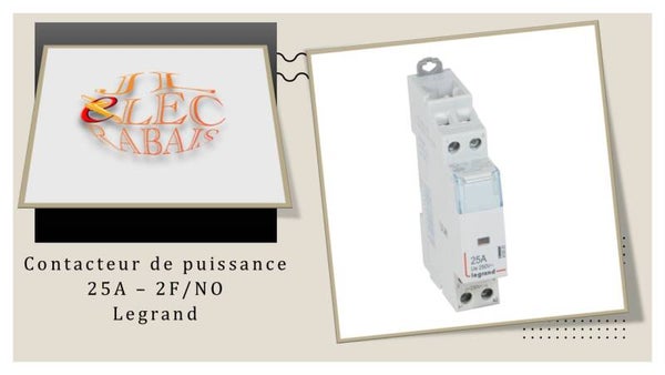 Contacteur de puissance 25A - 2F/NO Legrand