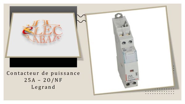 Contacteur de puissance 25A - 2O/NF Legrand