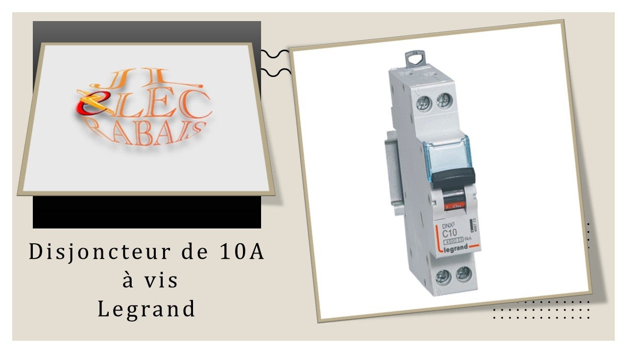 Disjoncteur de 10A à vis Legrand