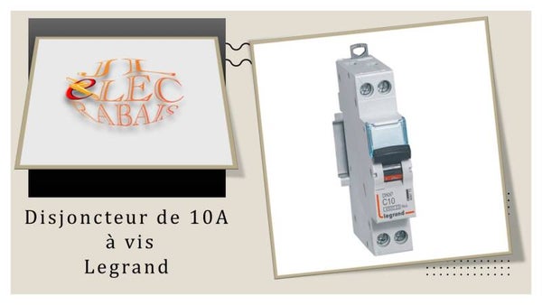 Disjoncteur de 10A à vis Legrand