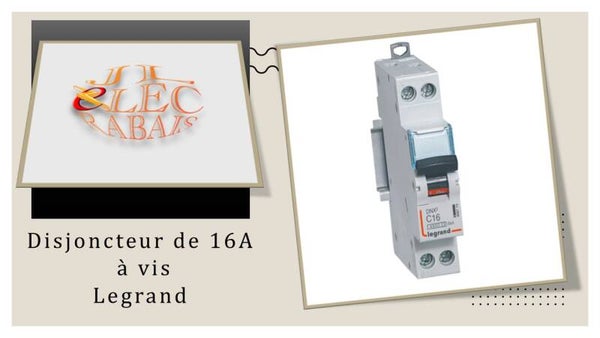 Disjoncteur de 16A à vis Legrand