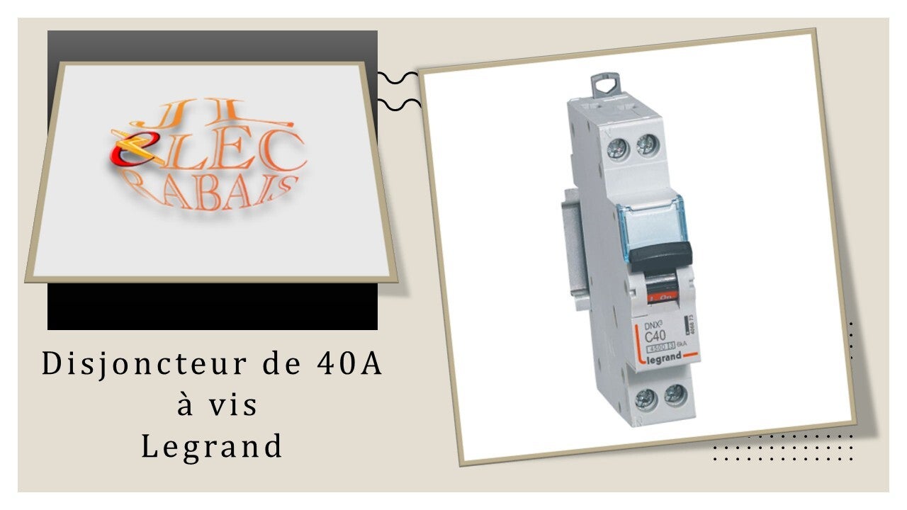 Disjoncteur de 40A à vis Legrand